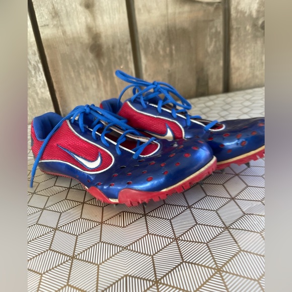 Vintage Nike Bowerman Zoom 2 VL Track Shoes Red White Blue Size 7. - Picture 10 of 11